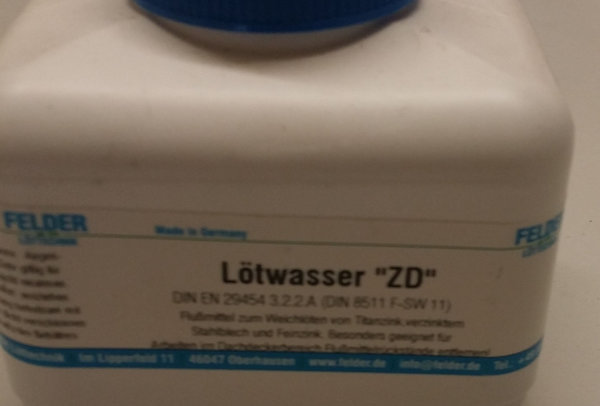 Lötwasser "ZD" Felder 250 ml